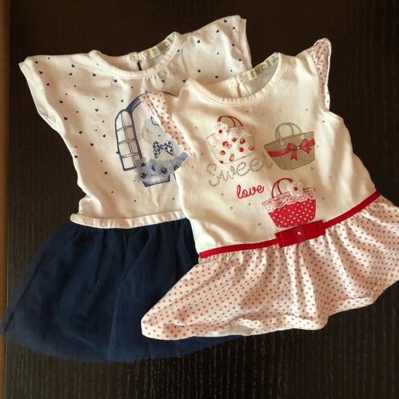 Emc baby girl dresses. 3m. Lot of 2 - Picture 1 of 7